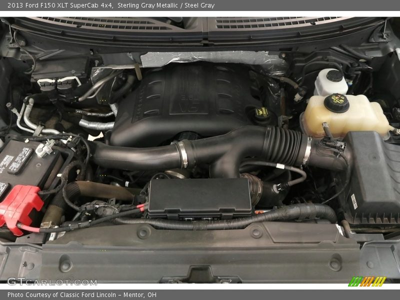 Sterling Gray Metallic / Steel Gray 2013 Ford F150 XLT SuperCab 4x4