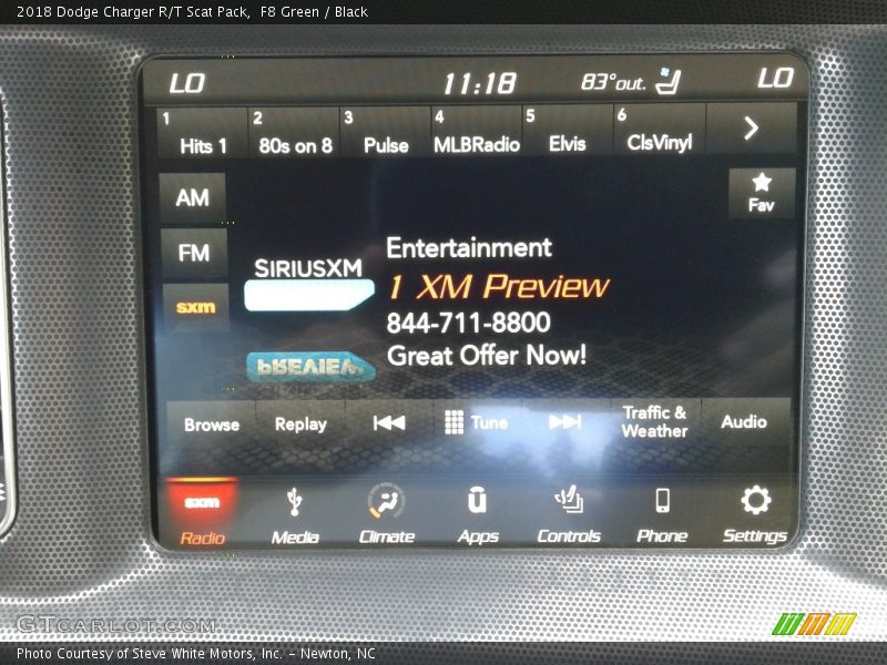 F8 Green / Black 2018 Dodge Charger R/T Scat Pack