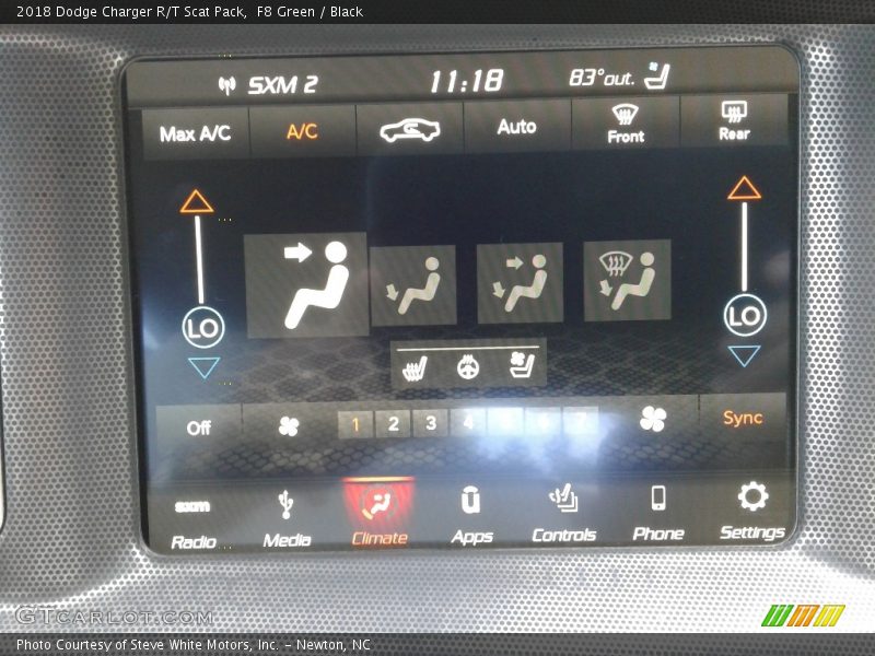 F8 Green / Black 2018 Dodge Charger R/T Scat Pack
