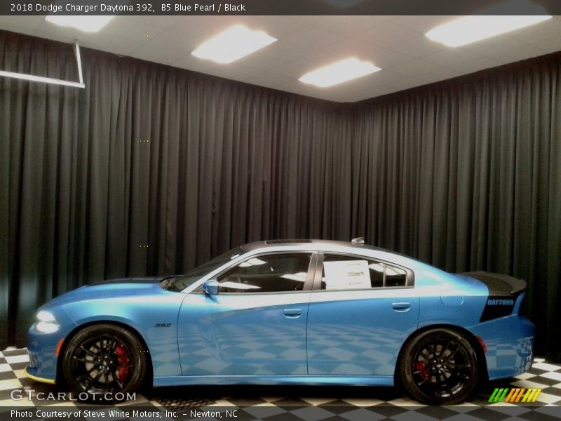 B5 Blue Pearl / Black 2018 Dodge Charger Daytona 392