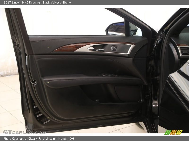 Black Velvet / Ebony 2017 Lincoln MKZ Reserve