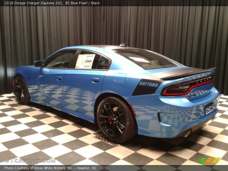 B5 Blue Pearl / Black 2018 Dodge Charger Daytona 392