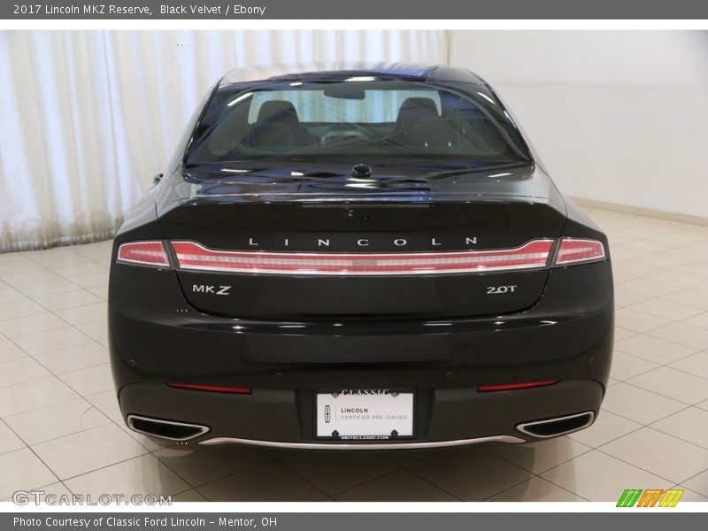 Black Velvet / Ebony 2017 Lincoln MKZ Reserve