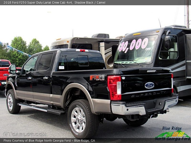 Shadow Black / Camel 2018 Ford F250 Super Duty Lariat Crew Cab 4x4