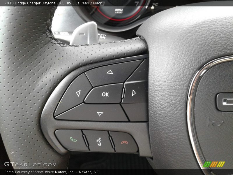 B5 Blue Pearl / Black 2018 Dodge Charger Daytona 392
