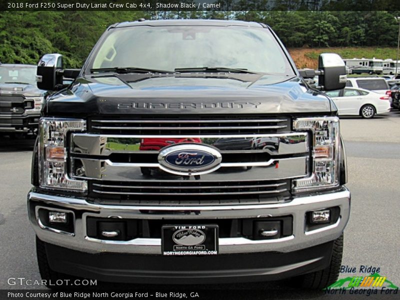 Shadow Black / Camel 2018 Ford F250 Super Duty Lariat Crew Cab 4x4