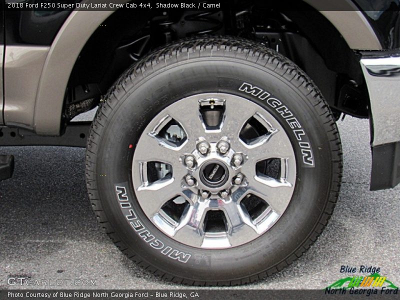 Shadow Black / Camel 2018 Ford F250 Super Duty Lariat Crew Cab 4x4