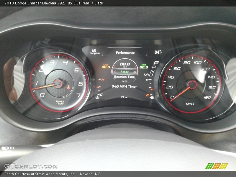 B5 Blue Pearl / Black 2018 Dodge Charger Daytona 392