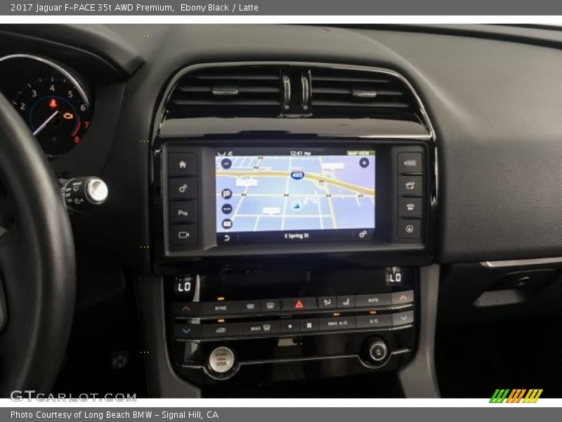 Ebony Black / Latte 2017 Jaguar F-PACE 35t AWD Premium