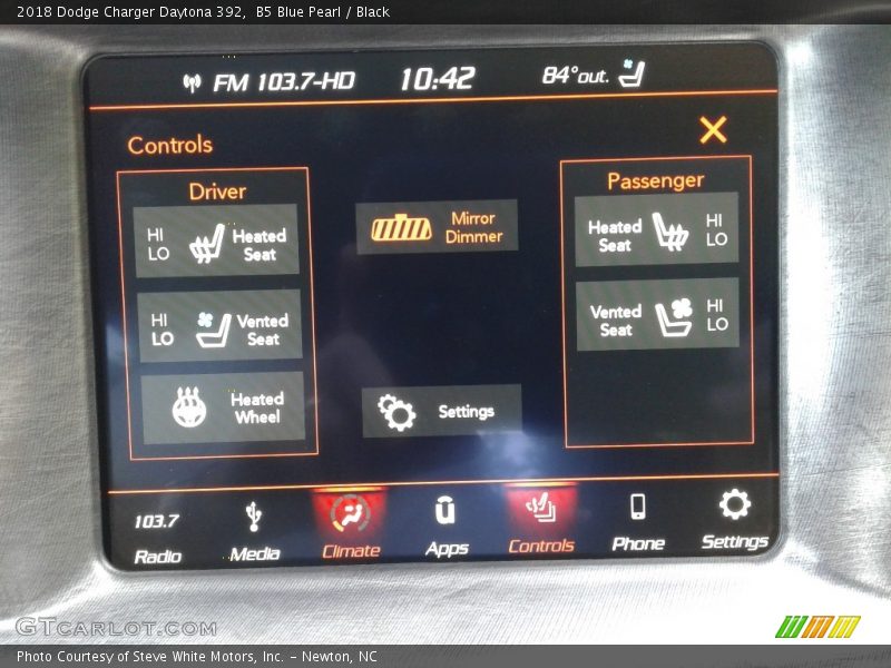 B5 Blue Pearl / Black 2018 Dodge Charger Daytona 392