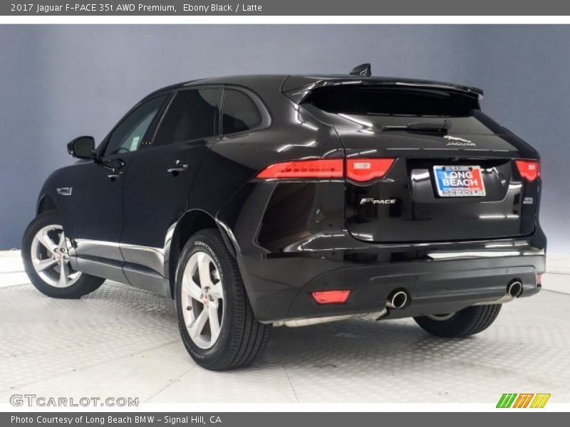 Ebony Black / Latte 2017 Jaguar F-PACE 35t AWD Premium