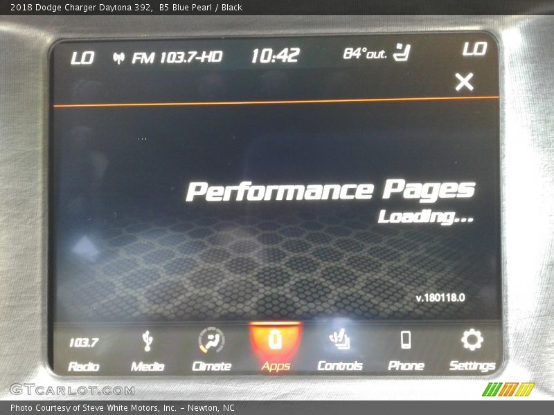 B5 Blue Pearl / Black 2018 Dodge Charger Daytona 392