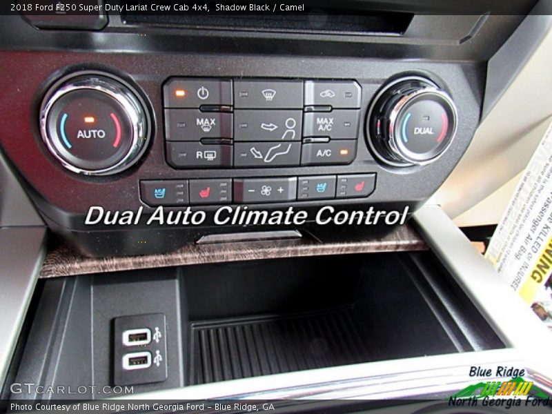 Shadow Black / Camel 2018 Ford F250 Super Duty Lariat Crew Cab 4x4
