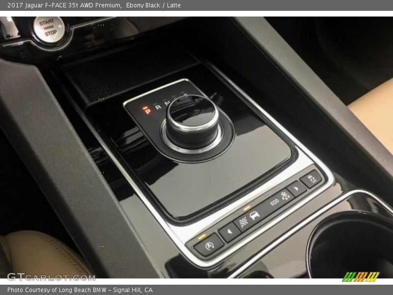Ebony Black / Latte 2017 Jaguar F-PACE 35t AWD Premium