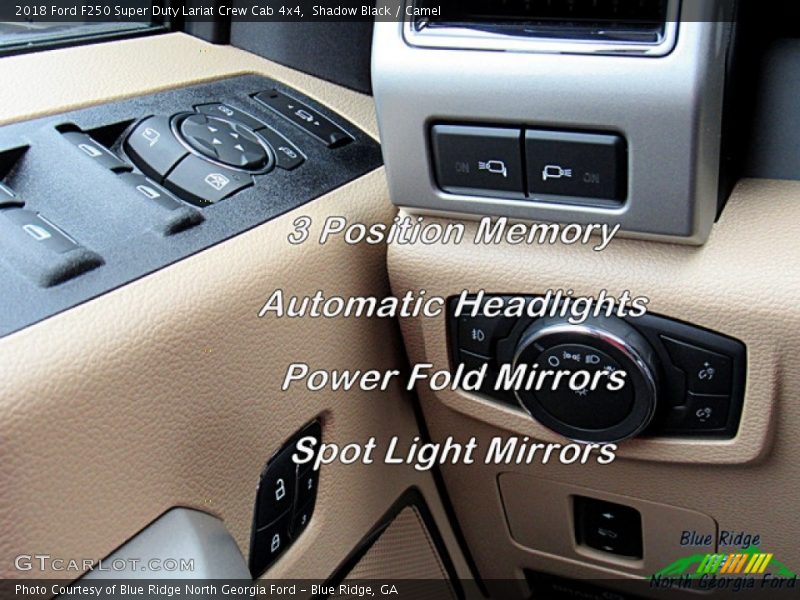 Shadow Black / Camel 2018 Ford F250 Super Duty Lariat Crew Cab 4x4