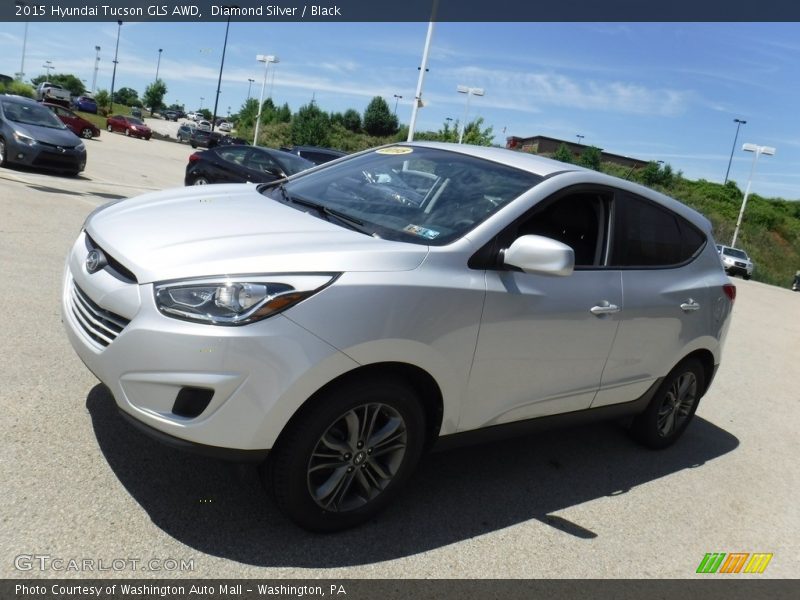 Diamond Silver / Black 2015 Hyundai Tucson GLS AWD