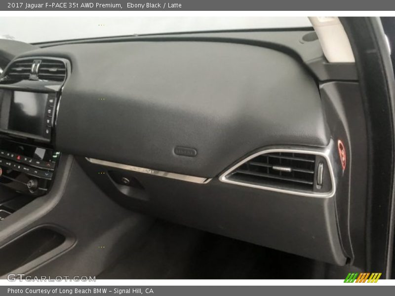 Ebony Black / Latte 2017 Jaguar F-PACE 35t AWD Premium