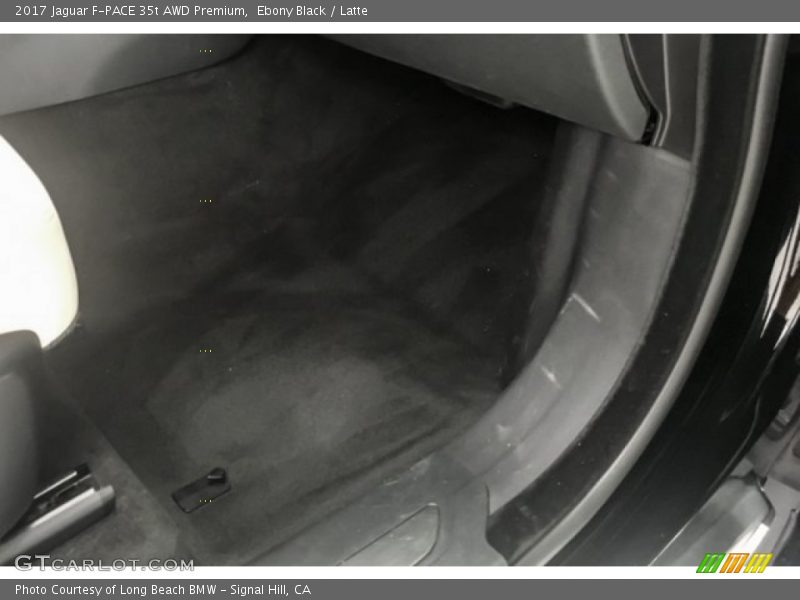 Ebony Black / Latte 2017 Jaguar F-PACE 35t AWD Premium