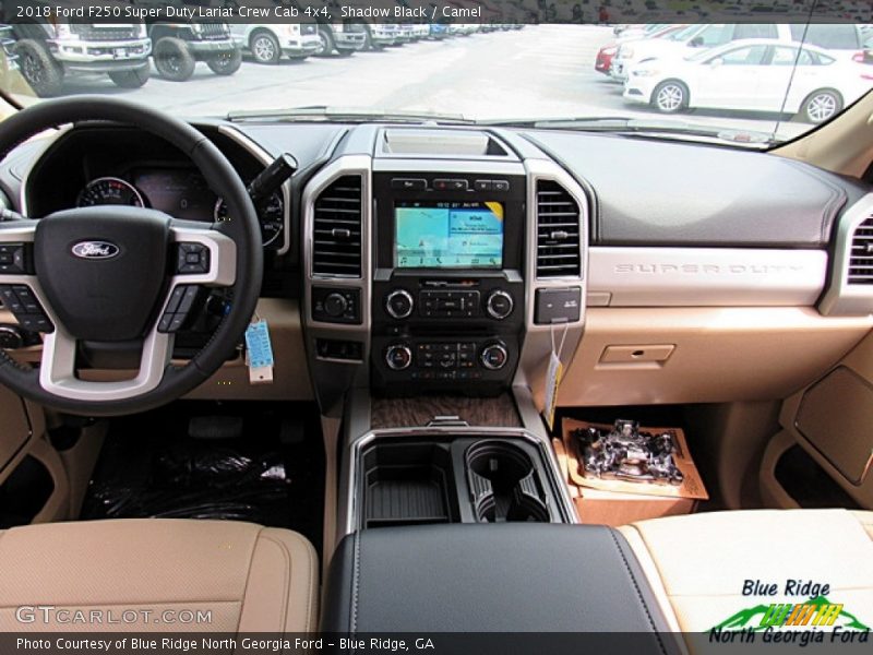 Shadow Black / Camel 2018 Ford F250 Super Duty Lariat Crew Cab 4x4