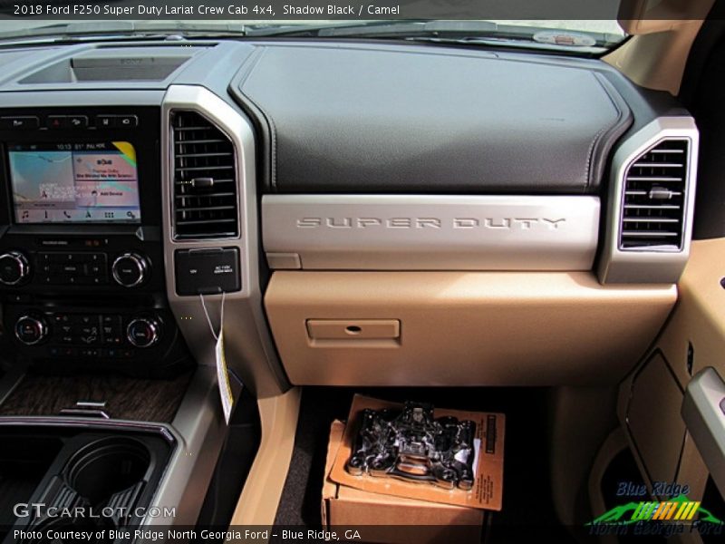 Shadow Black / Camel 2018 Ford F250 Super Duty Lariat Crew Cab 4x4