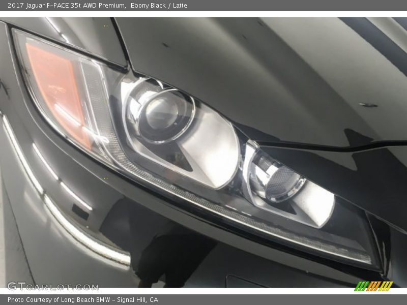 Ebony Black / Latte 2017 Jaguar F-PACE 35t AWD Premium