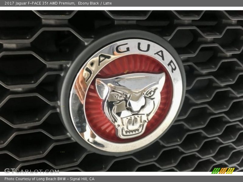 Ebony Black / Latte 2017 Jaguar F-PACE 35t AWD Premium