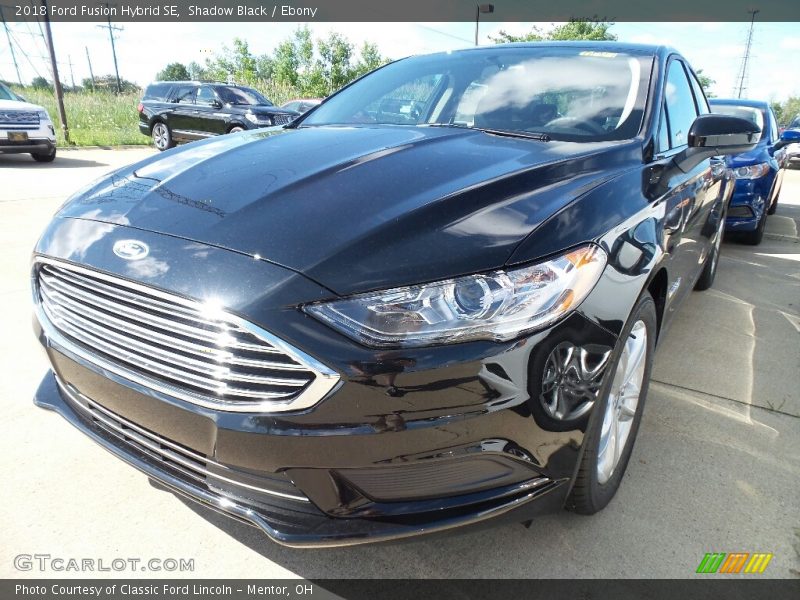 Shadow Black / Ebony 2018 Ford Fusion Hybrid SE