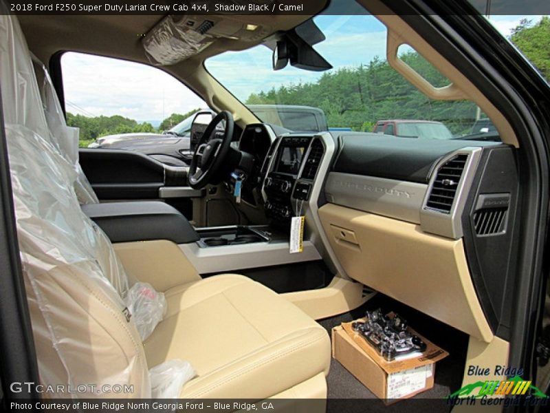 Shadow Black / Camel 2018 Ford F250 Super Duty Lariat Crew Cab 4x4