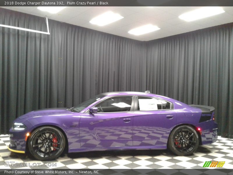 Plum Crazy Pearl / Black 2018 Dodge Charger Daytona 392