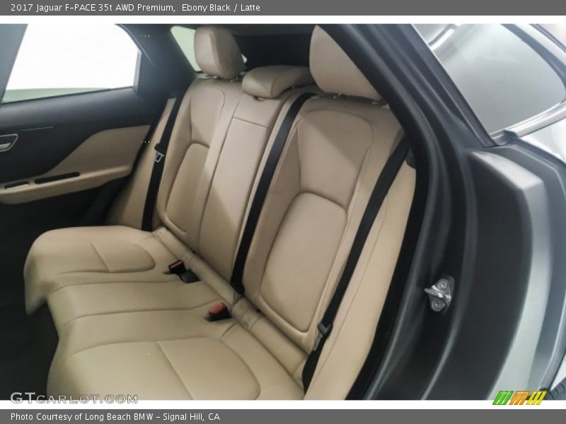 Ebony Black / Latte 2017 Jaguar F-PACE 35t AWD Premium