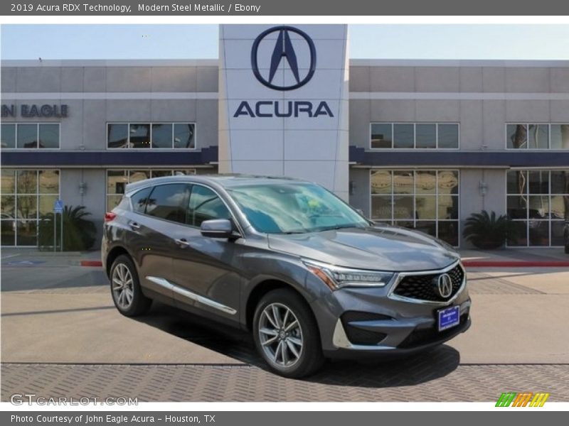 Modern Steel Metallic / Ebony 2019 Acura RDX Technology