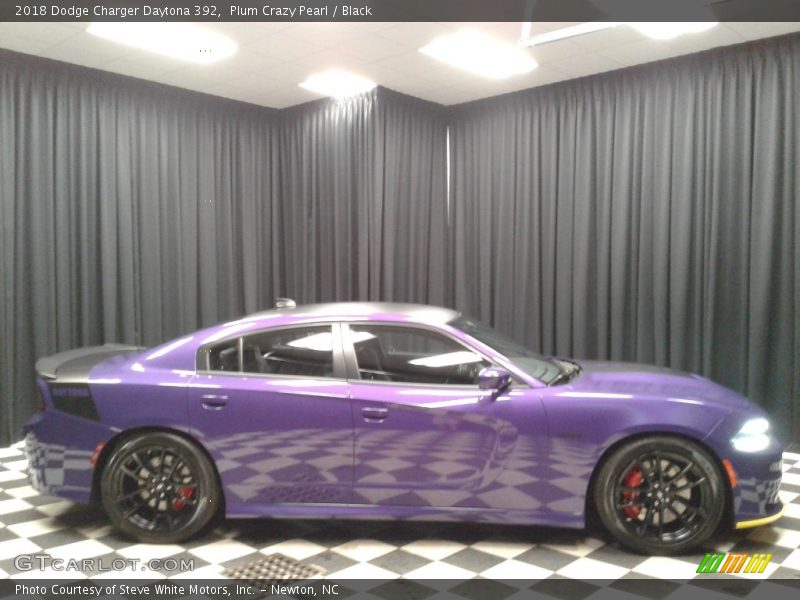 Plum Crazy Pearl / Black 2018 Dodge Charger Daytona 392
