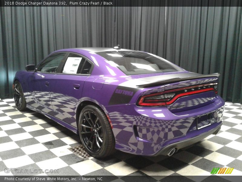 Plum Crazy Pearl / Black 2018 Dodge Charger Daytona 392