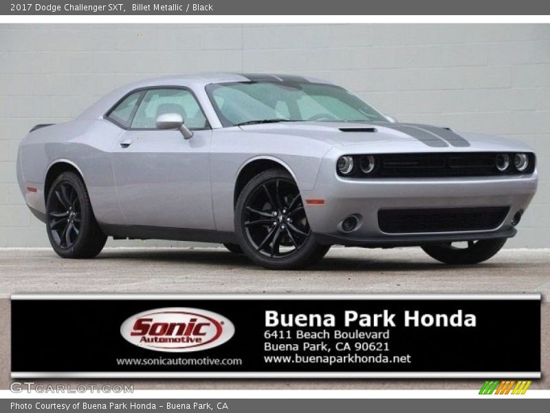 Billet Metallic / Black 2017 Dodge Challenger SXT