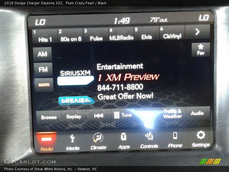 Plum Crazy Pearl / Black 2018 Dodge Charger Daytona 392