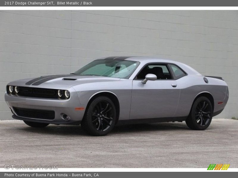 Billet Metallic / Black 2017 Dodge Challenger SXT