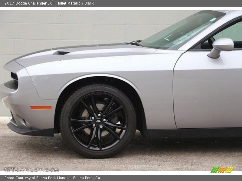 Billet Metallic / Black 2017 Dodge Challenger SXT