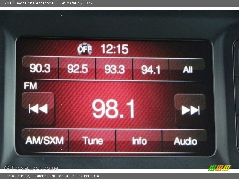 Billet Metallic / Black 2017 Dodge Challenger SXT