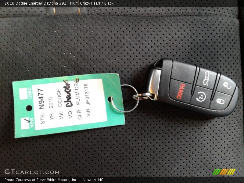 Plum Crazy Pearl / Black 2018 Dodge Charger Daytona 392