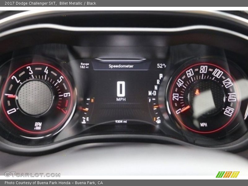 Billet Metallic / Black 2017 Dodge Challenger SXT