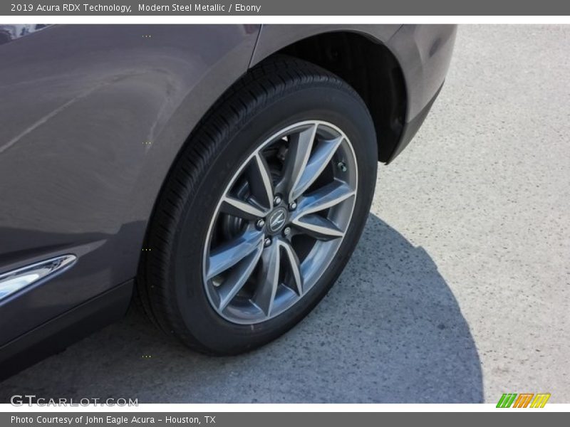 Modern Steel Metallic / Ebony 2019 Acura RDX Technology