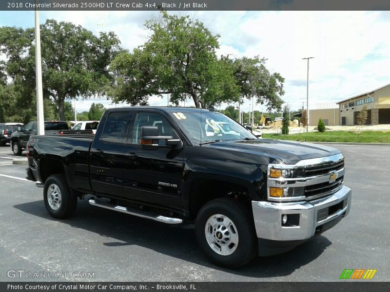 Black / Jet Black 2018 Chevrolet Silverado 2500HD LT Crew Cab 4x4