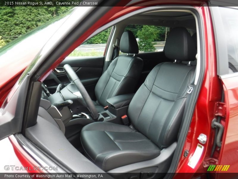 Cayenne Red / Charcoal 2015 Nissan Rogue SL AWD