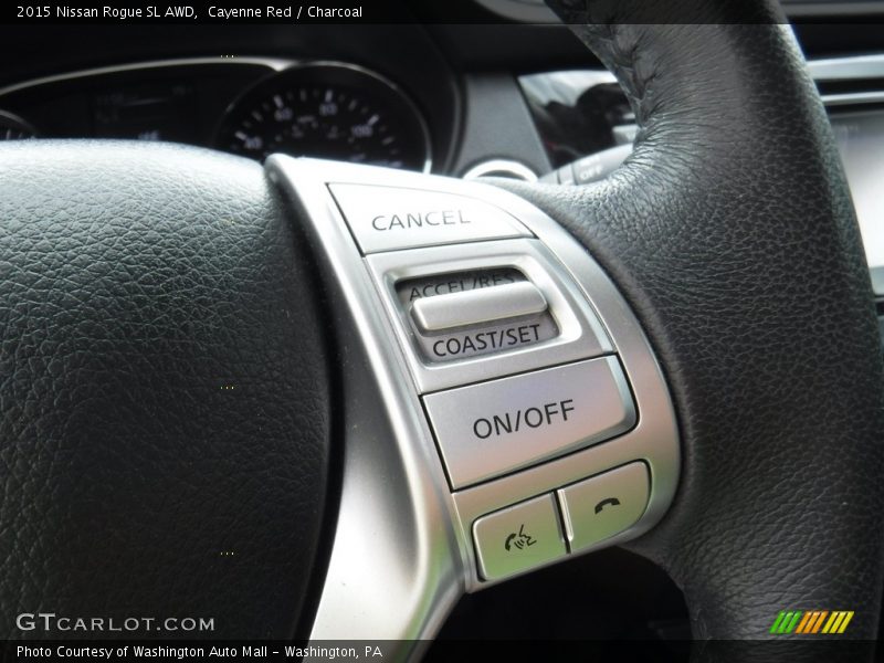 Cayenne Red / Charcoal 2015 Nissan Rogue SL AWD