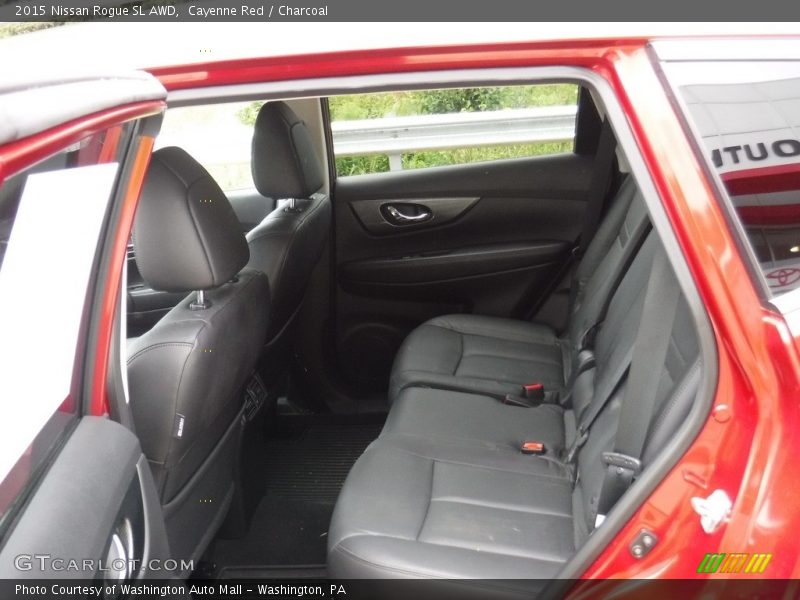 Cayenne Red / Charcoal 2015 Nissan Rogue SL AWD