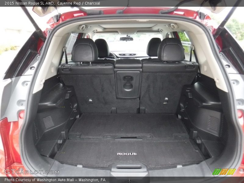 Cayenne Red / Charcoal 2015 Nissan Rogue SL AWD
