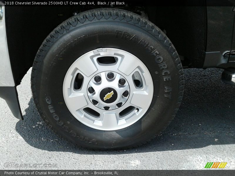 Black / Jet Black 2018 Chevrolet Silverado 2500HD LT Crew Cab 4x4