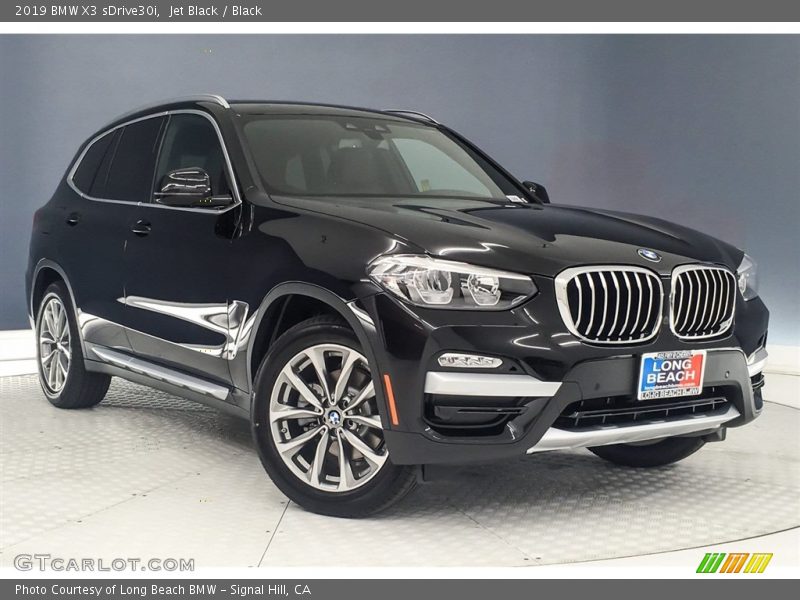 Jet Black / Black 2019 BMW X3 sDrive30i