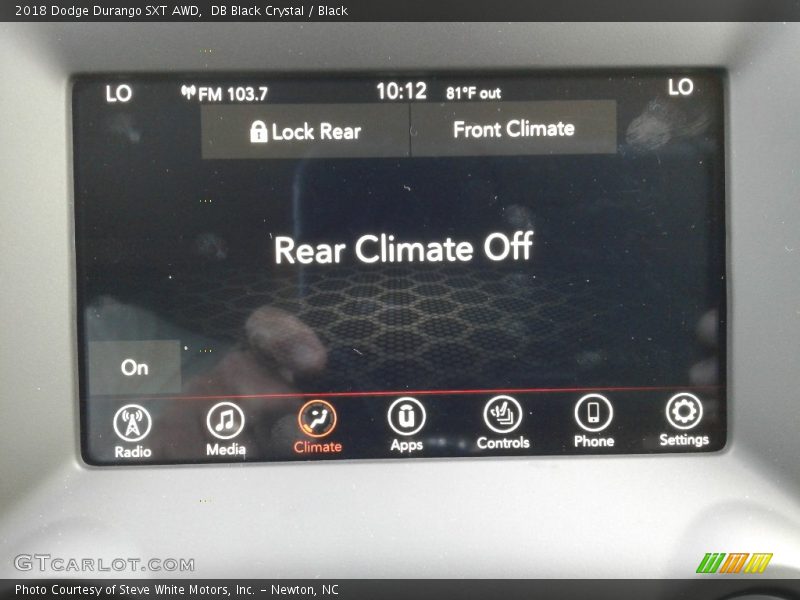 DB Black Crystal / Black 2018 Dodge Durango SXT AWD