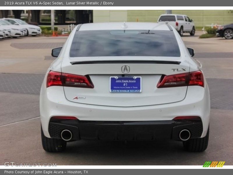 Lunar Silver Metallic / Ebony 2019 Acura TLX V6 A-Spec Sedan